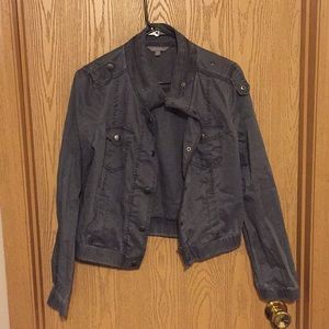 Blue/grey bomber jacket